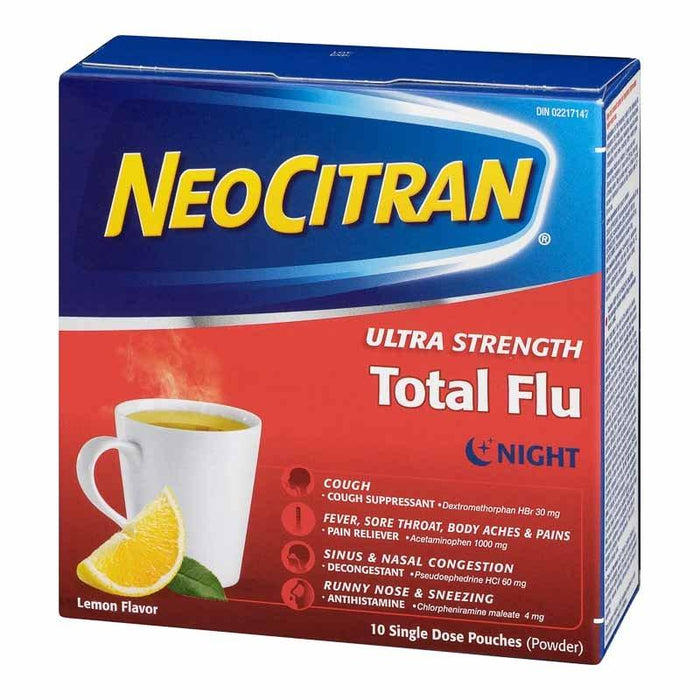 NEOCITRAN ULTRA STRNGTH TOTL FL10'S