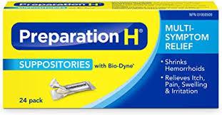 PREP "H" SUPPOSITORIES          24'S