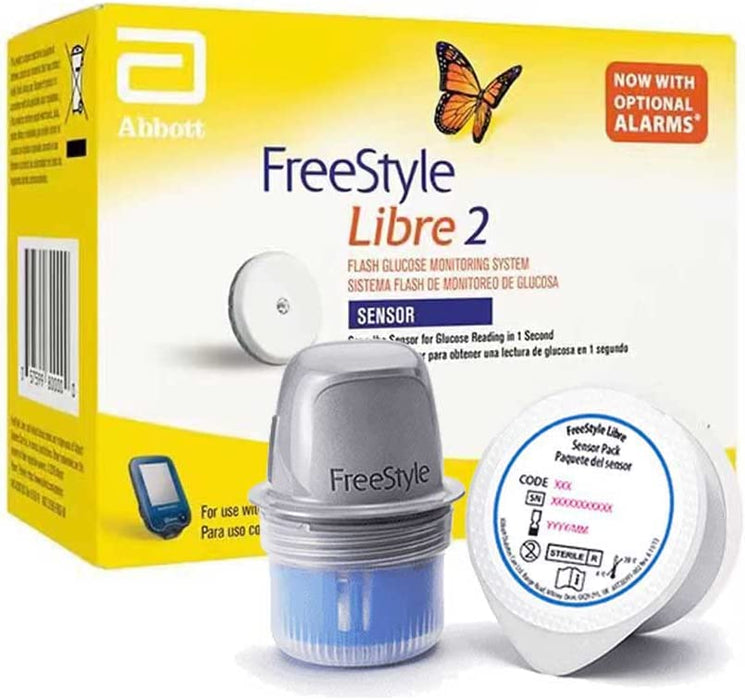 RKCA Freestyle Libre2 Sensor 14 Day Kit Glucose Alarm Mobile App Compatible