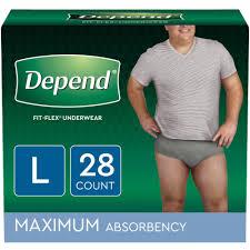 36 Count Assurance Incontinence& Disposable Underwear For Men Adult Diaper  L/XL - Helia Beer Co