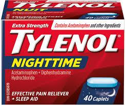 TYLENOL X-STR NIGHTTIME         40'S