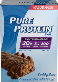PURE PROTEIN CHEWY CHOC CHIP   6/50G