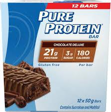 PURE PROTEIN CHOC DELUXE BARS 12/50G