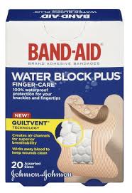 BAND-AID WATERBLOCK F/CARE      20'S