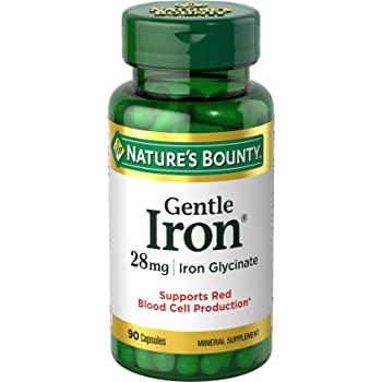 NATURE'S BOUNTY GNTLE IRON GLYC 90'S