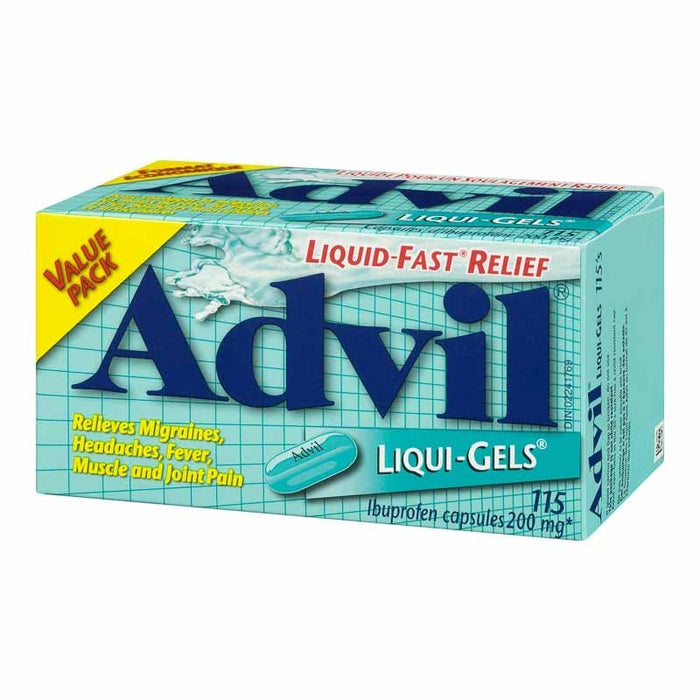Advil LIQUI-GEL 115 Value Pack