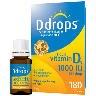Vitamin D Drops 1000IU (180 drops)
