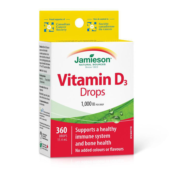 Jamieson Vitamin D3 1,000 IU Droplets